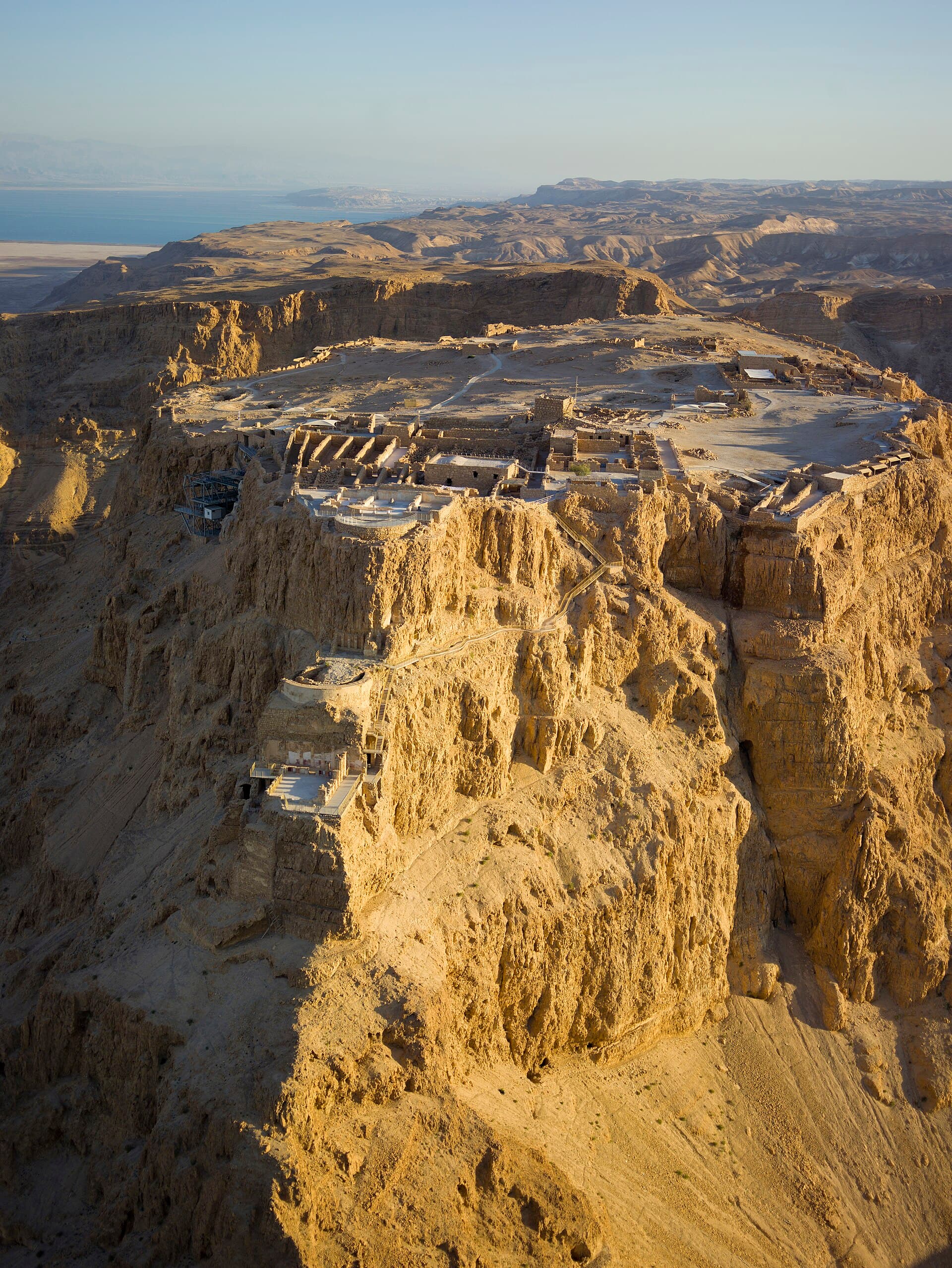 Aerial view of Masada